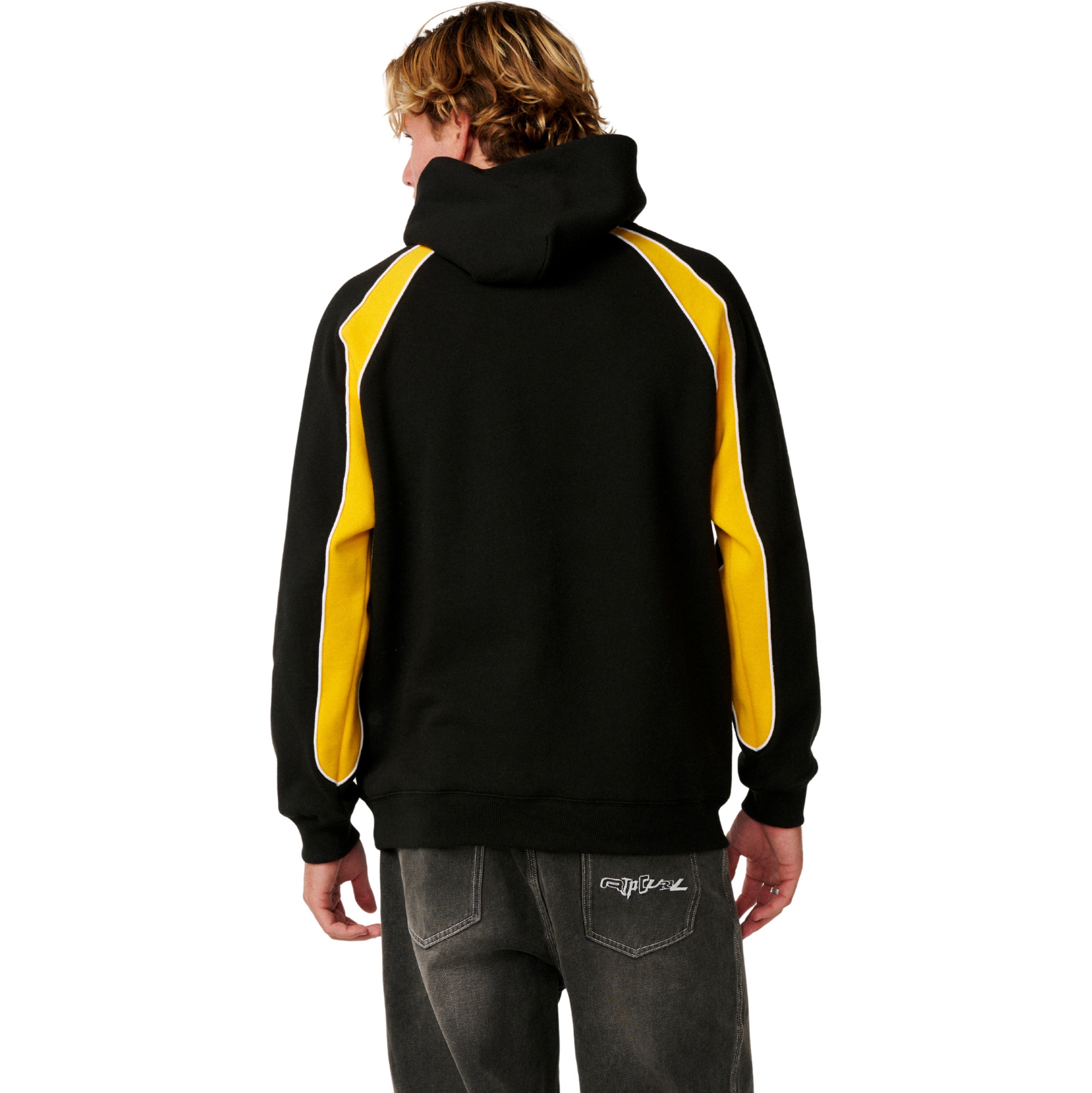 2026 Rip Curl M&auml;nner Archiv-Panel Ride Kapuzenpullover 0D1MFL - Black